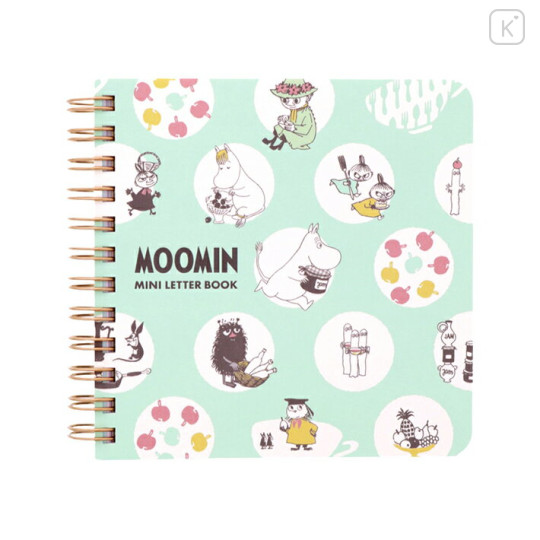 Japan Moomin Letter Envelope Book - Friends / Story Garden - 1