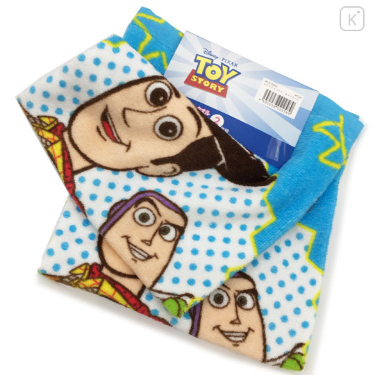 Japan Disney Jacquard Towel Handkerchief Set of 2 - Toy Story / Woody & Buzz - 2