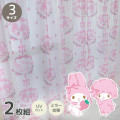 Japan Sanrio Lace Curtain 2pcs Set 100×176cm - My Melody & My Sweet Piano - 1