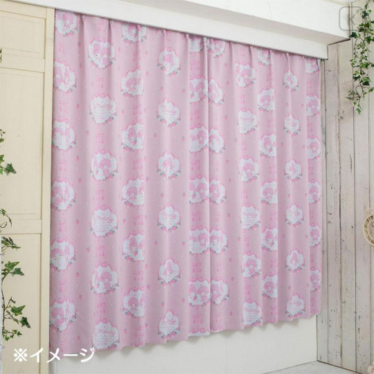Japan Sanrio Light-blocking and Heat-insulating Curtain 2pcs Set 100×135cm - My Melody & My Sweet Piano - 4