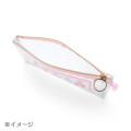 Japan Sanrio Clear Flat Pouch - Bit / Purple - 3