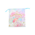 Japan Sanrio Drawstring Pouch - Little Twins Stars / Tea Cup Carousel - 1