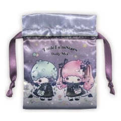 Japan Sanrio Drawstring Pouch - Little Twins Stars / Dolly Mix
