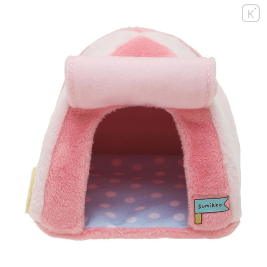 Japan San-X Tenori Plush (SS) - Sumikko Gurashi / Pink Tent House - 1