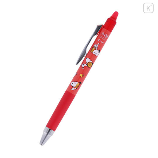 Japan Peanuts FriXion Erasable 0.4mm Gel Pen - Snoopy : Red - 1