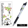 Japan Moomin FriXion Erasable 0.4mm Gel Pen - Moomintroll & Little My / Black - 1