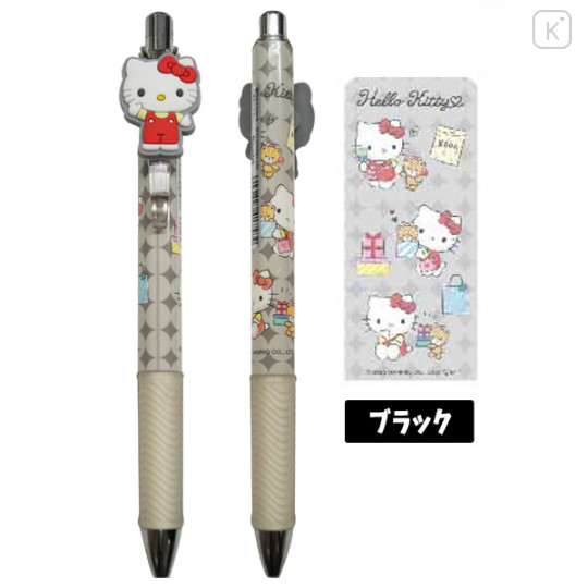 Japan Sanrio Gel Pen - Hello Kitty : Black - 1