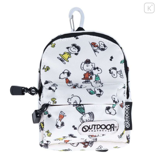 Japan Peanuts Outdoor Backpack Bag Pen Case - Snoopy / White - 1