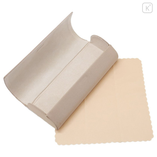 Japan Peanuts Glasses Case - Snoopy : Beige - 3