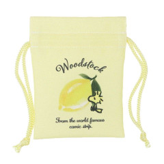 Japan Peanuts Drawstring Bag - Woodstock / Lemon