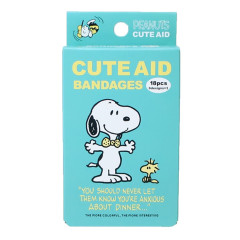 Japan Peanuts Boxed Adhesive Bandage - Snoopy & Woodstock