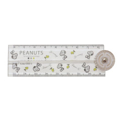 Japan Peanuts 17cm Folding Ruler - Snoopy & Woodstock