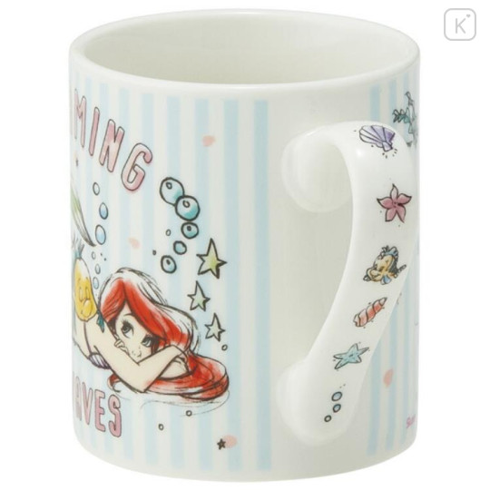 Japan Disney Ceramic Mug - Ariel Dreaming - 3