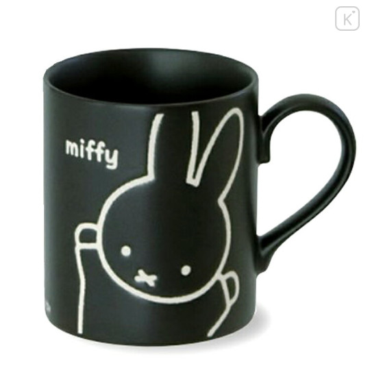 Japan Miffy Ceramic Mug - Miffy : Black - 1