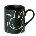 Japan Miffy Ceramic Mug - Miffy : Black - 1