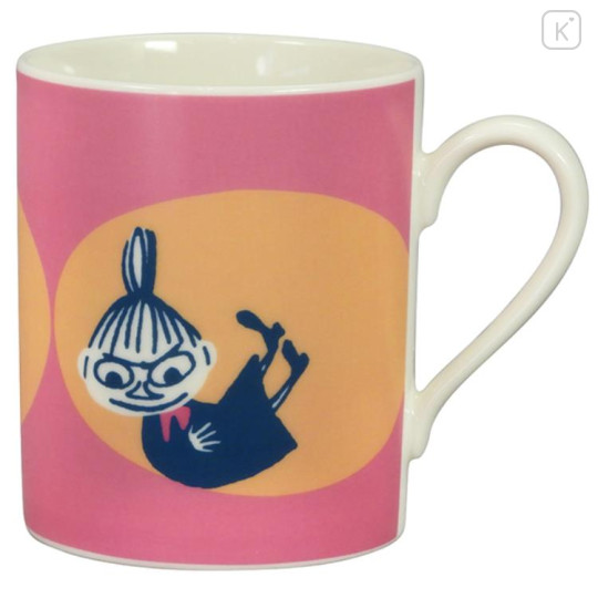 Japan Moomin Ceramic Mug - Little My : Pink Orange - 1