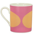 Japan Moomin Ceramic Mug - Little My : Pink Orange - 2