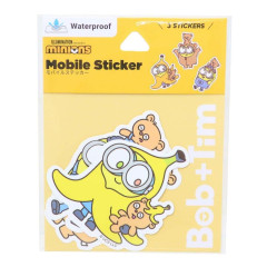 Japan Minions Vinyl Sticker Set - Bob & Bear / Banana