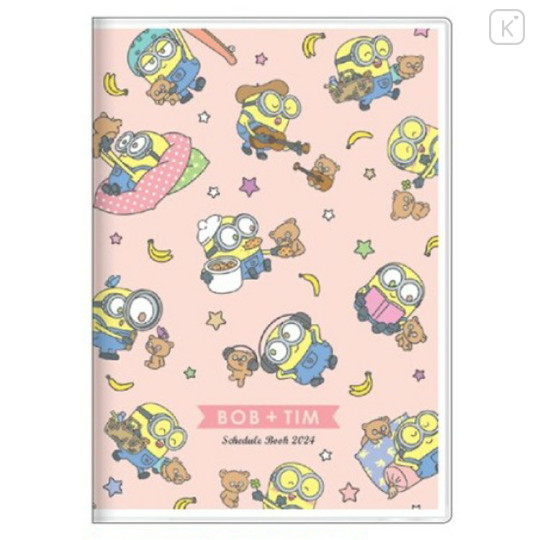 Japan Minions B6 Monthly Schedule Diary - Bob & Tim : 2024 - 1