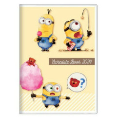 Japan Minions B6 Monthly Schedule Diary - Friends / 2024