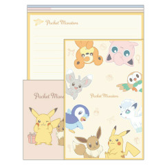 Japan Pokemon Volume Up Letter Set - Friends