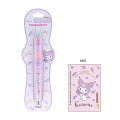Japan Sanrio Dr. Grip Play Border Shaker Mechanical Pencil - Kuromi : Lavender - 1