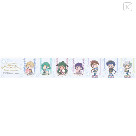 Japan Sanrio × Sailor Moon Washi Masking Tape - Outer Guardians & Star Lights / Movie Cosmos - 2