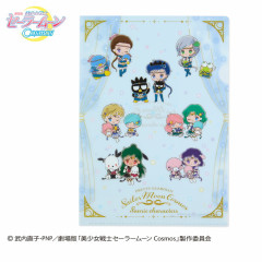 Japan Sanrio × Sailor Moon A4 Clear File - Outer Guardians & Star Lights / Movie Cosmos