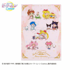 Japan Sanrio × Sailor Moon A4 Clear File - Inner Guardians & Star Lights / Movie Cosmos