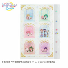 Japan Sanrio × Sailor Moon Cosmos 5 Pockets A4 Index File - Outer Guardians & Star Lights / Movie Cosmos
