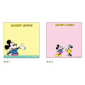 Japan Disney Square Memo - Mickey & Minnie / Retro Love - 2