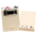 Japan Sanrio Notepad Memo with Binder - Funyumaru : Cappuccino - 2