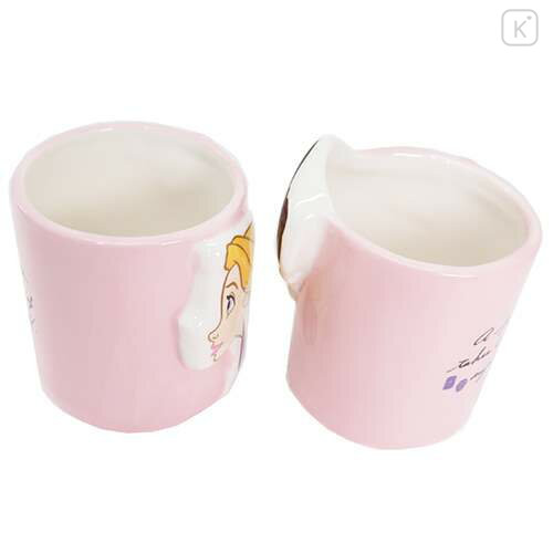 Japan Disney Kiss Pair Mug Set - Rapunzel & Fylnn - 2