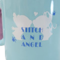 Japan Disney Kiss Pair Mug Set - Stitch & Angel - 4