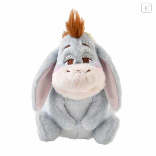 Japan Disney Store Fluffy Plush Keychain - Eeyore : Sleepy - 1
