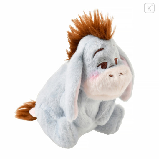 Japan Disney Store Fluffy Plush Keychain - Eeyore : Sleepy - 2
