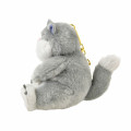 Japan Disney Store Fluffy Plush Keychain - Lucifer Cat : Sleepy - 3