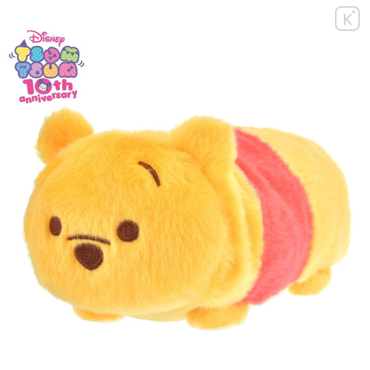 Japan Disney Store Tsum Tsum Pen Case - Winnie The Pooh : 10th Anniversary - 1