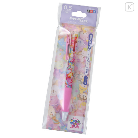 Japan Disney Store EnerGel 3 Color Multi Gel Pen - Tsum Tsum / Artist Collection 10th Anniversary - 1