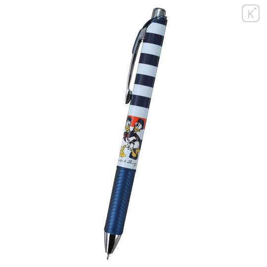Japan Disney Store EnerGel Gel Ballpoint Pen - Donald & Daisy - 1
