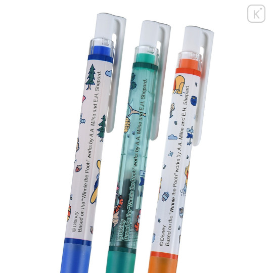 Japan Disney Store Juice Up Gel Pen Set - Pooh & Piglet - 4