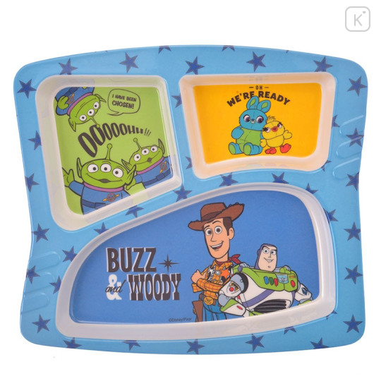 Japan Disney Store Kids Food Tray & Spoon & Fork - Toy Story 4 - 3