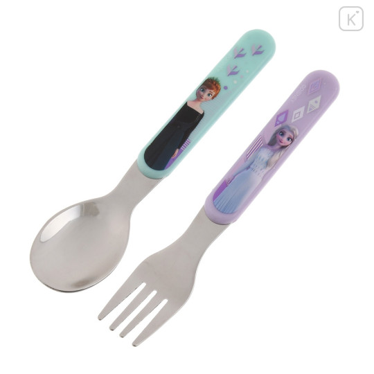 Japan Disney Store Kids Divided Dinnerware Set - Frozen Anna & Elsa Queen - 3
