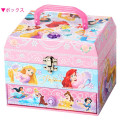 Japan Disney Chest with Drawers & Secret Kids Accessories - Princess / Ariel Rapunzel Belle Jasmine - 2