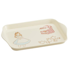 Japan Disney Melamine Tray - Alice in Wonderland & Chesdhire Cat
