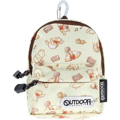 Japan Disney Outdoor Backpack Bag Pen Case - Pooh / Light Yellow