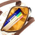 Japan Disney Outdoor Boston Bag Pen Case - Pooh / Light Yellow - 2