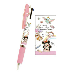 Japan Disney Jetstream 3 Color Multi Ballpoint Pen - Tsum Tsum : Pink