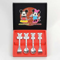Japan Disney Spoon & Fork Set - Mickey & Minnie - 1