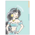Japan Disney 3 Pockets A4 Clear File - Jasmine - 1